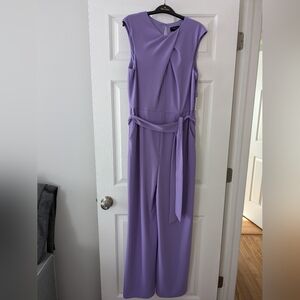 Tahari ASL purple jumpsuit size 12